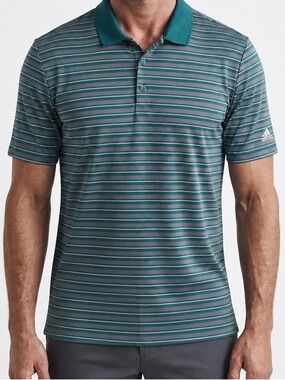 Adidas size XL 1/4 button collared‎ golf sport shirt.